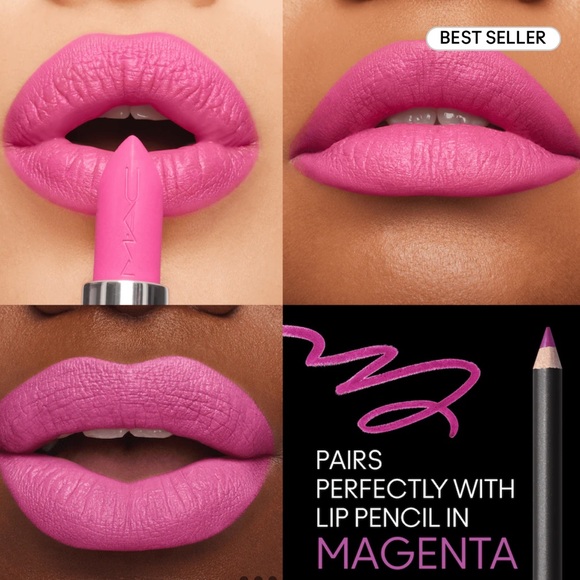 M•A•C Ximal Matte Candy Yum Yum 601 (Neon Pink) Lipstick Full Size New i… - Picture 2 of 5